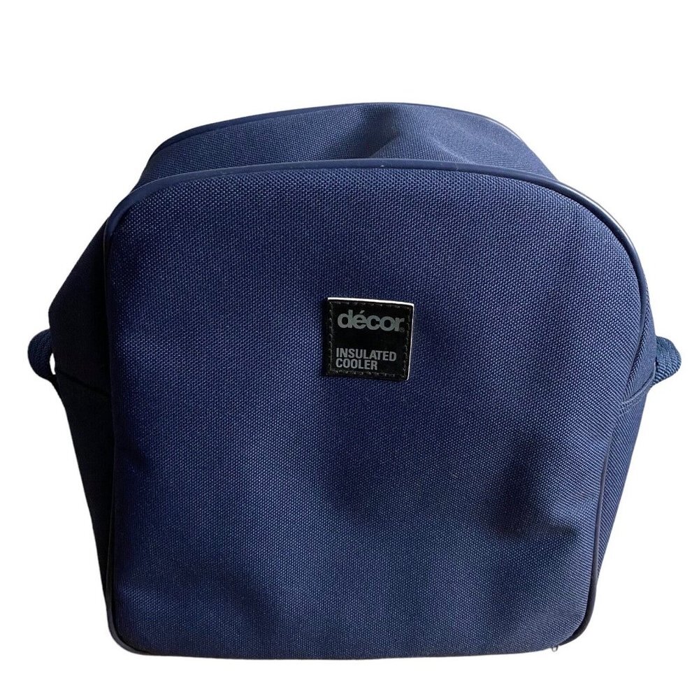 Decor Navy Blue Insulated Cooler Bag